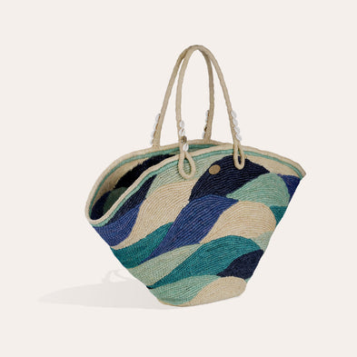 Sac panier Les Salins raphia