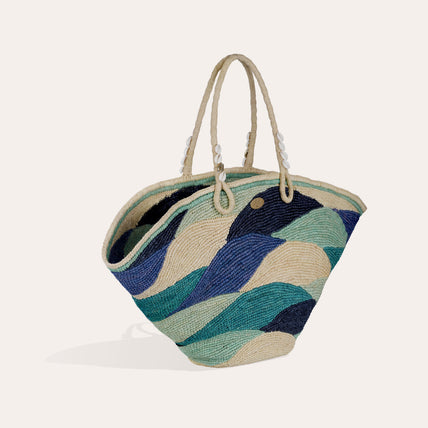 Sac panier Les Salins raphia