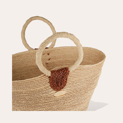 Sac panier Ponche raphia
