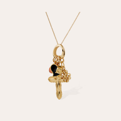 Sautoir Suerte charms