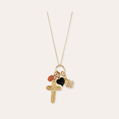 Sautoir Suerte charms