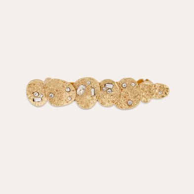 Barrette Eclipse strass dorée