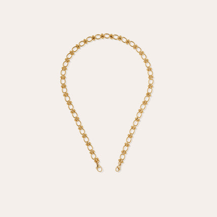 Chaîne collier Billy dorée - à personnaliser