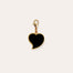 Mirage Heart enamel large gold charm pendant