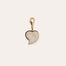 Mirage Heart enamel large gold charm pendant
