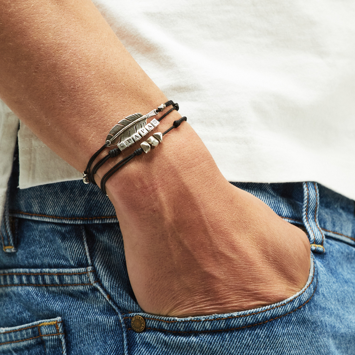 Bracelet cordon homme et bracelet fil homme | Gas Bijoux