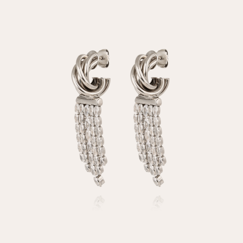 Atik Riviera earrings mini silver