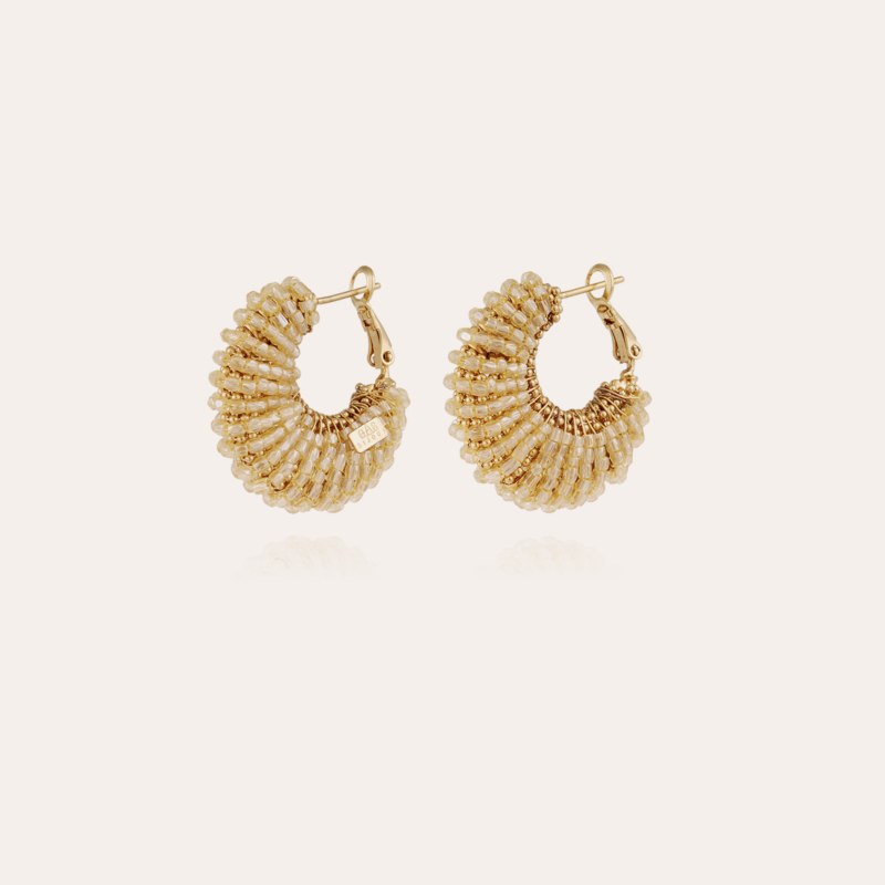 Izzia earrings small size gold