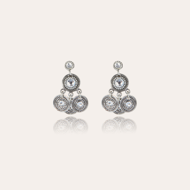 Arlequin earrings silver