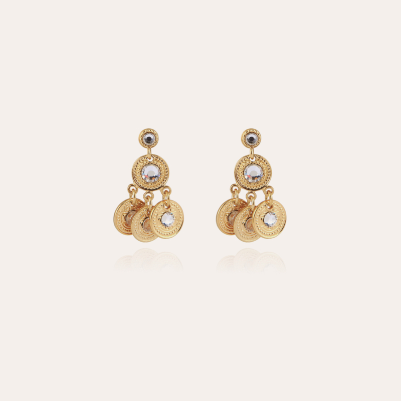 Arlequin earrings gold