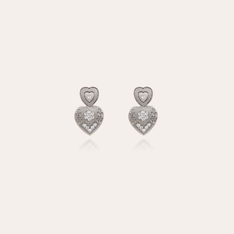Love earrings mini silver