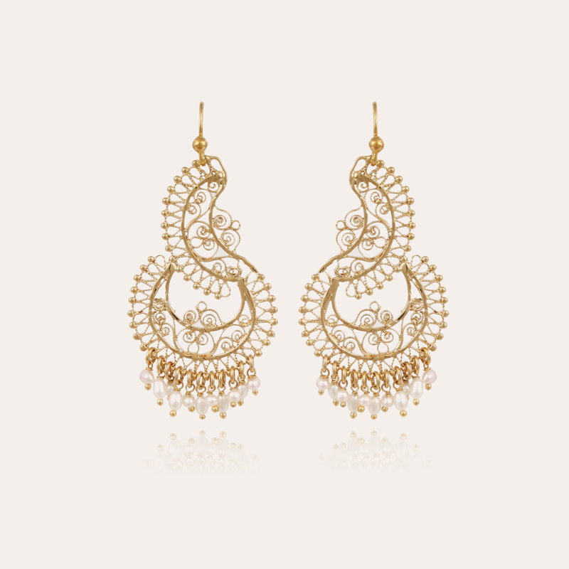 Yuca earrings gold