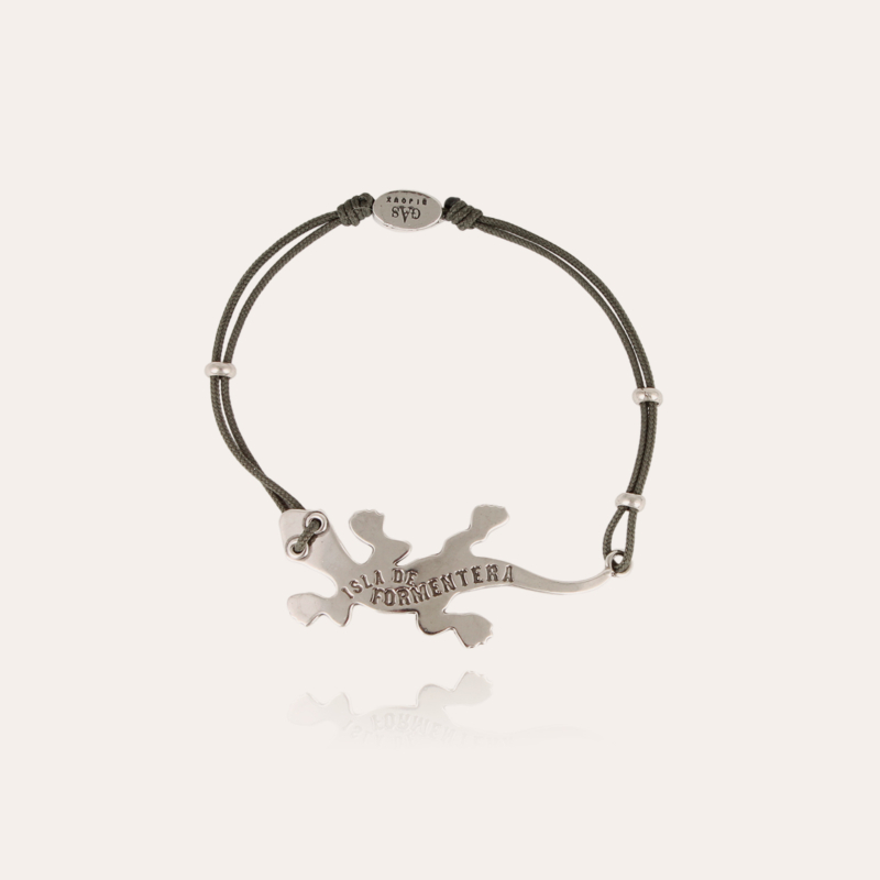 Salamandre men bracelet silver