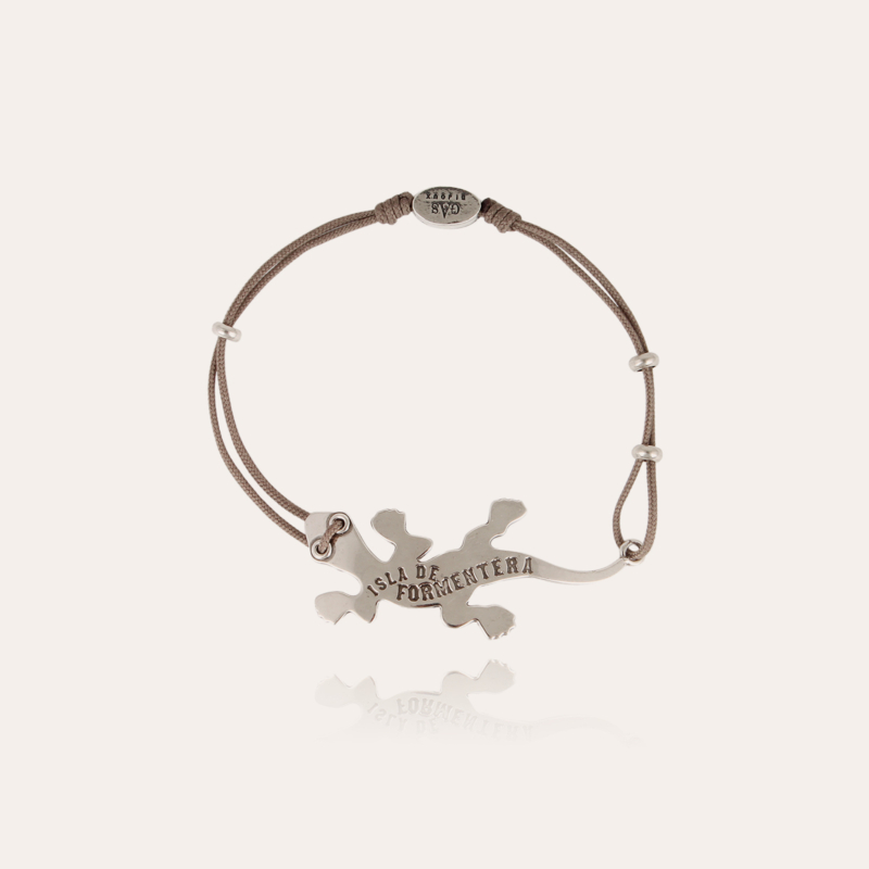 Bracelet Salamandre homme argenté Métal argenté - Bijoux Créations Homme -  Création Gas Bijoux