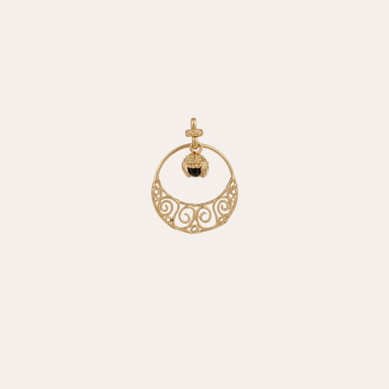 Orfevrerie charms Constantine gold Gold plated - - Création Gas Bijoux