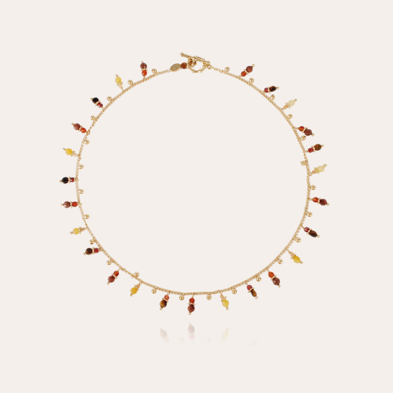 Tangerine necklace gold