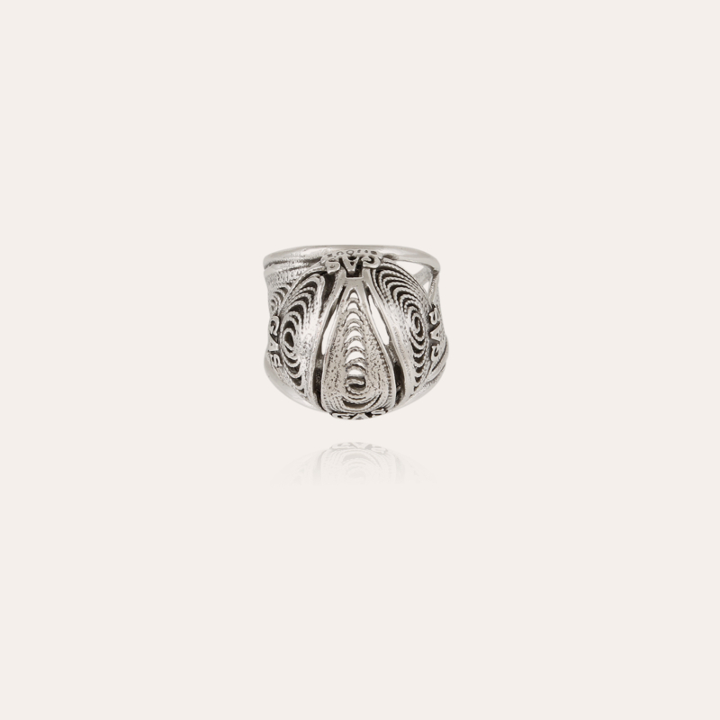 Pelota ring silver