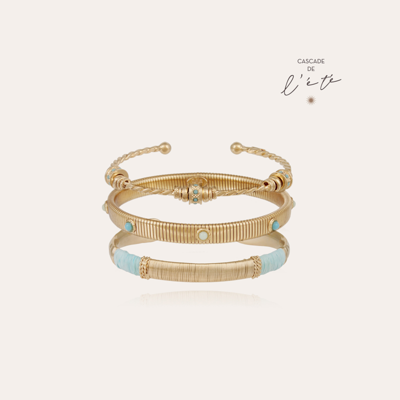 Summer bracelets - Torsade, Stradi & Macao gold