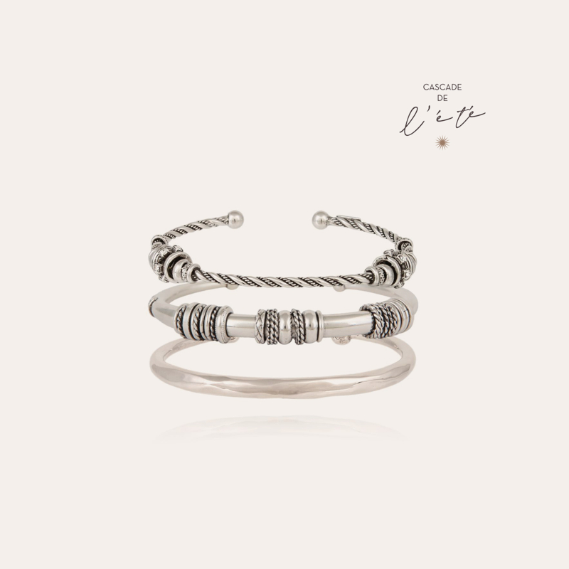 Summer bracelets - Torsade, Maranza & Lino silver