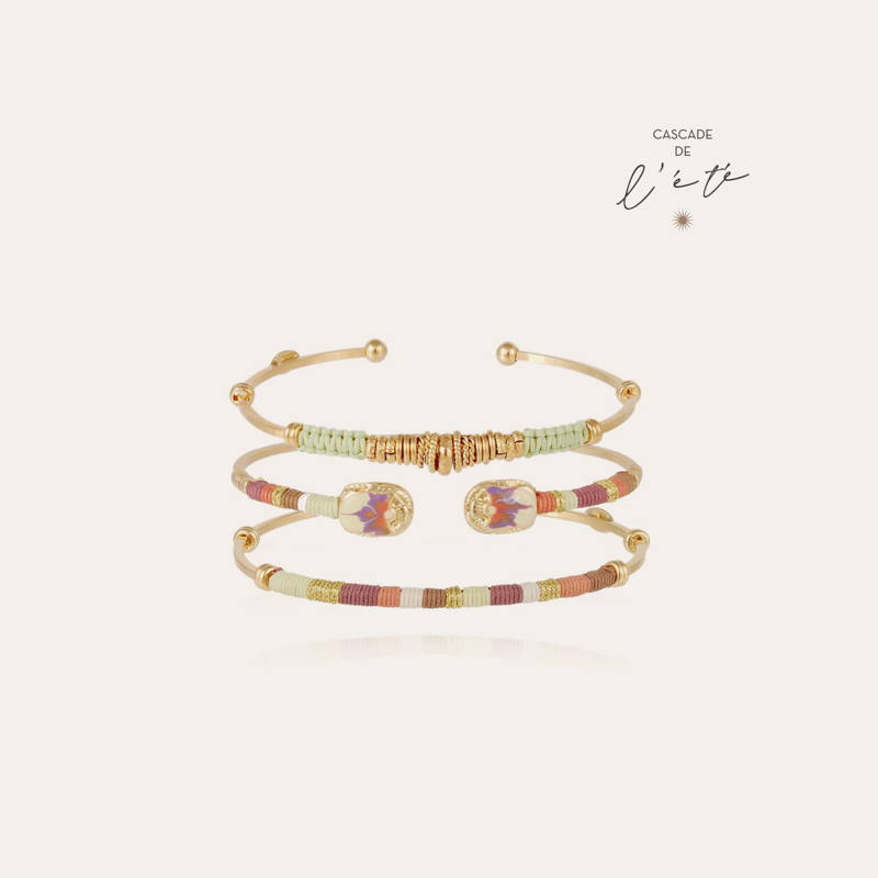Summer bracelets - Zizanie, Duality Scaramouche & Zanzibar gold
