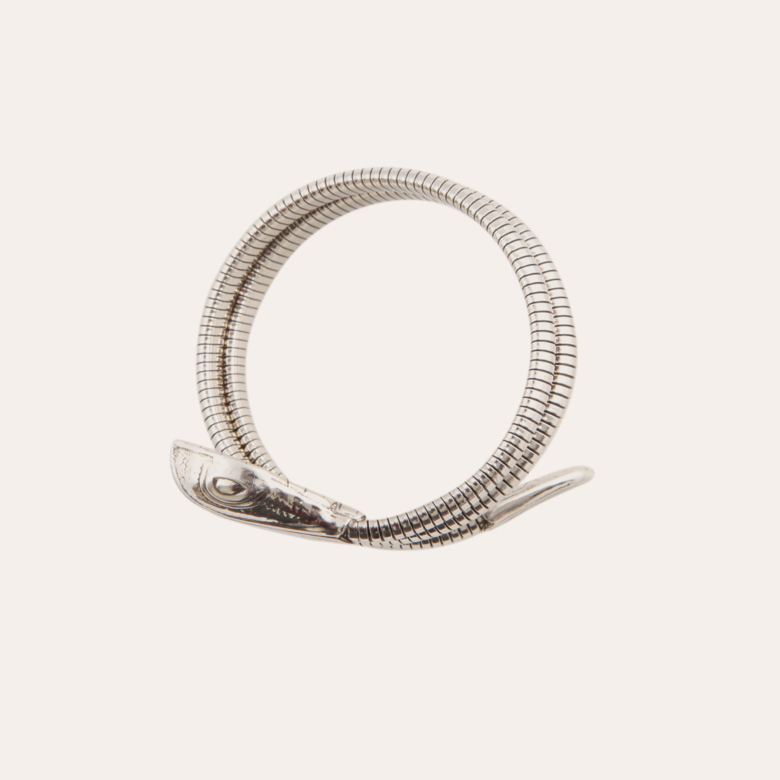 Bracelet Serpent argenté Métal argenté - Bijoux Créations femme - Création  Gas Bijoux