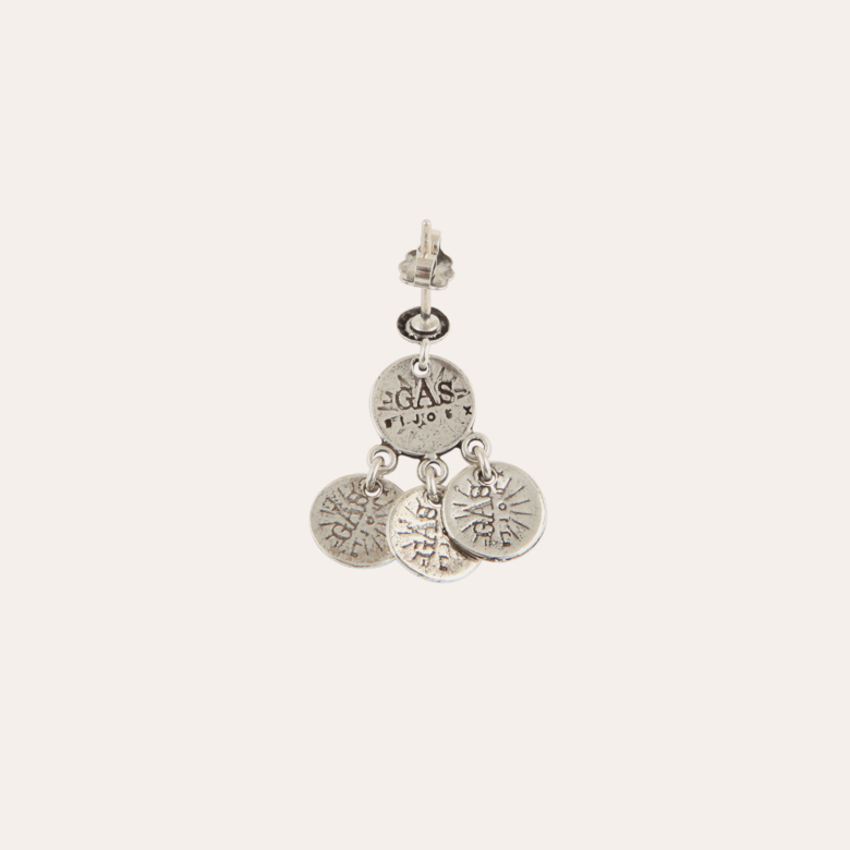 Arlequin earrings silver Brass covered with genuine silver - Creations for  Women Jewellery - Création Gas Bijoux