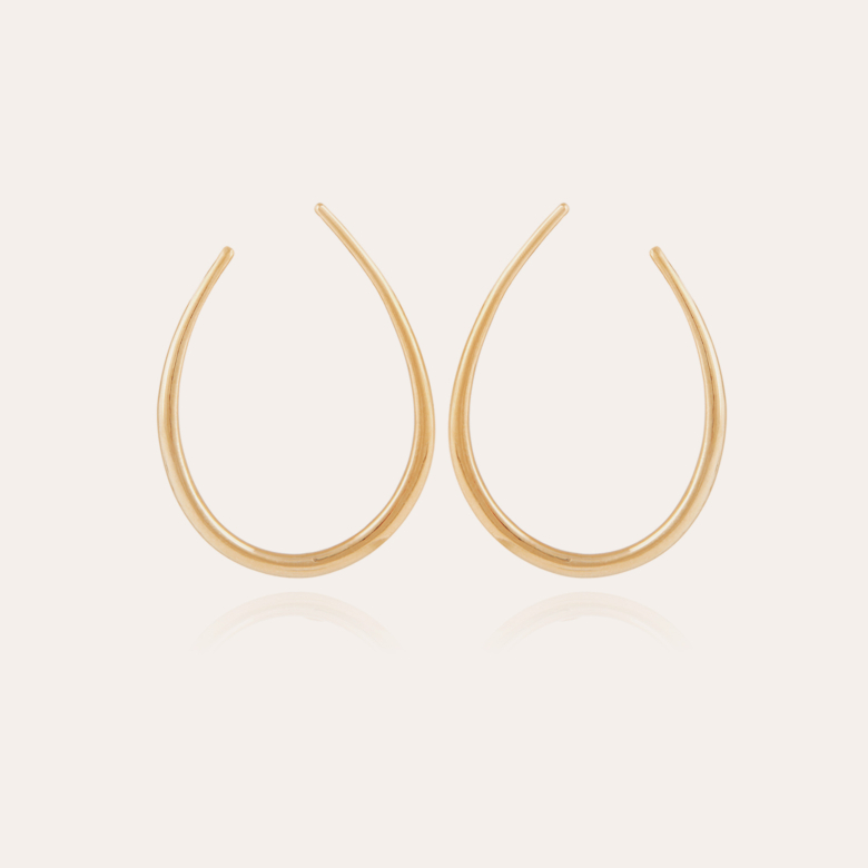 Boucles d'oreilles Bobo dorées Métal doré à l'or fin - Bijoux Femme -  Création Gas Bijoux