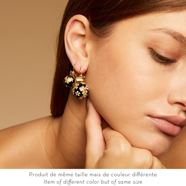 Boucles d'oreilles Décalco mini dorées Métal doré à l'or fin - Bijoux  Créations femme - Création Gas Bijoux