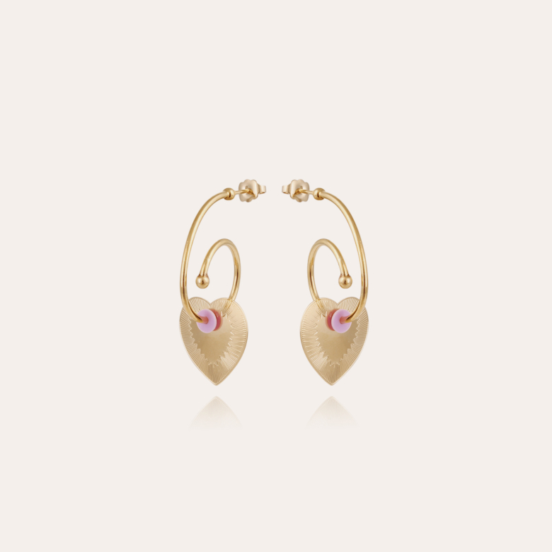 Céline earrings mini gold Gold plated - Women Jewellery - Création Gas  Bijoux