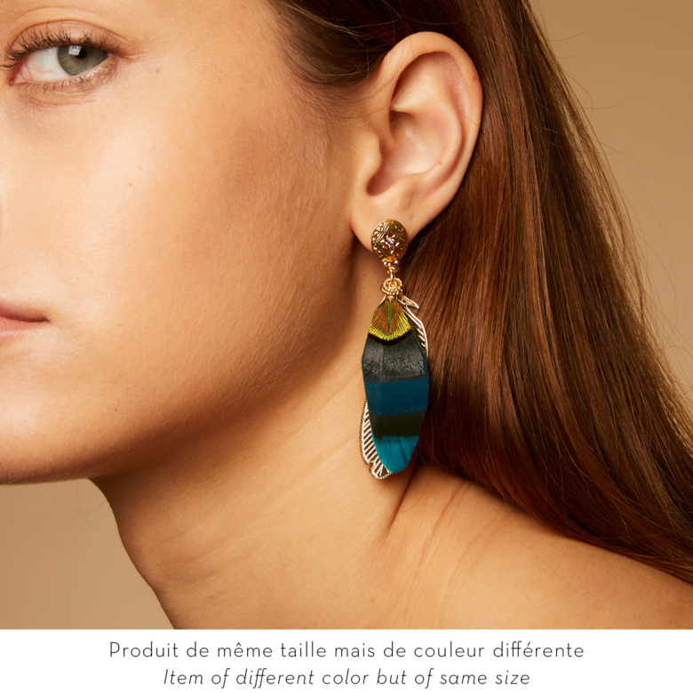 Boucles d'oreilles Sao petit modèle dorées - Bijoux Créations femme -  Création Gas Bijoux