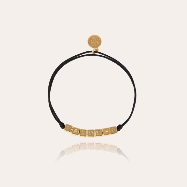 Amour bracelet gold Gold plated - Creations for Women Jewellery - Création Gas  Bijoux