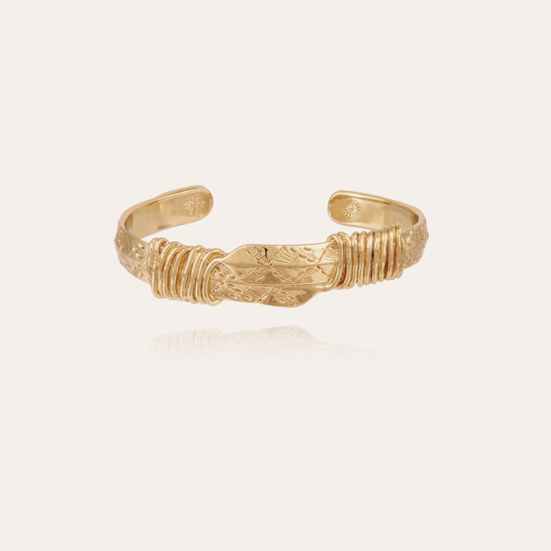 Arrow men bracelet gold Gold plated - Creations for Men Jewellery -  Création Gas Bijoux