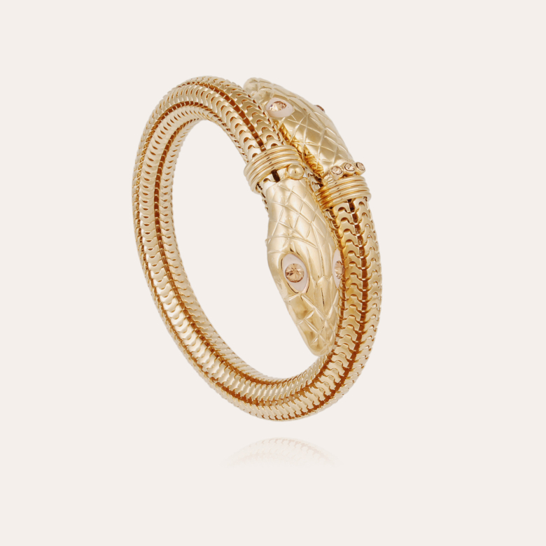 Cobra bracelet gold Gold plated - Creations for Women Jewellery - Création Gas  Bijoux
