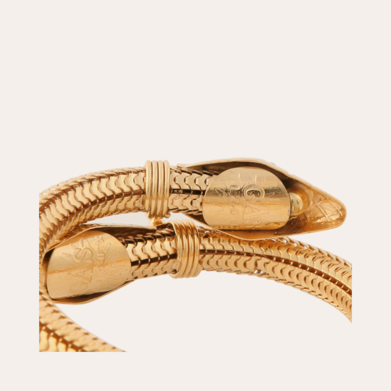 Cobra bracelet gold Gold plated - Creations for Women Jewellery - Création  Gas Bijoux