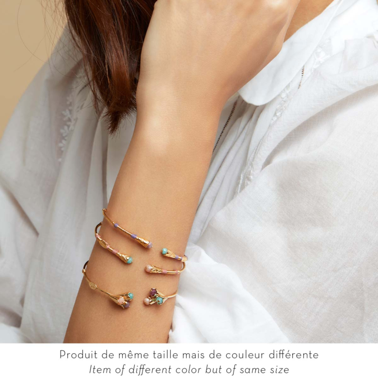 Epique triple bracelet gold Gold plated - Creations for Women Jewellery -  Création Gas Bijoux