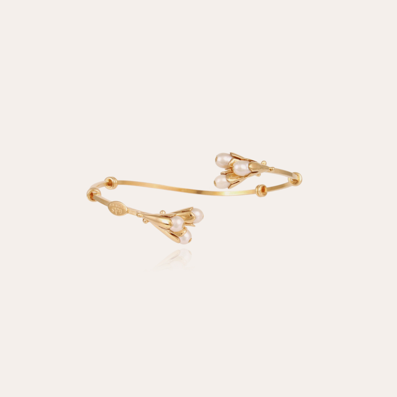 Epique triple bracelet gold Gold plated - Creations for Women Jewellery -  Création Gas Bijoux