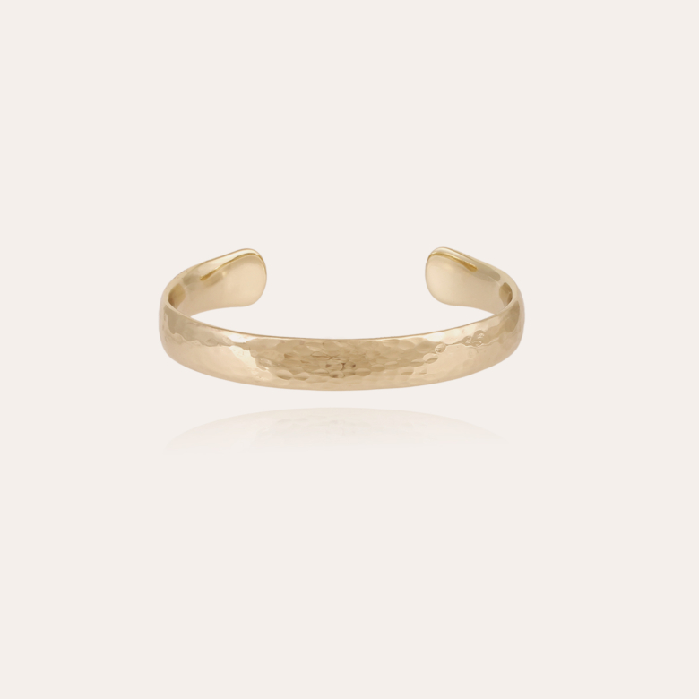 Jonc men bracelet large size gold Gold plated - Creations for Men Jewellery  - Création Gas Bijoux