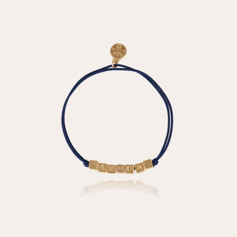 Bracelet Amour doré Métal doré à l'or fin - Bijoux Femme - Création Gas  Bijoux
