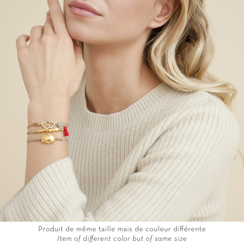 Bonheur bracelet gold Gold plated - - Création Gas Bijoux