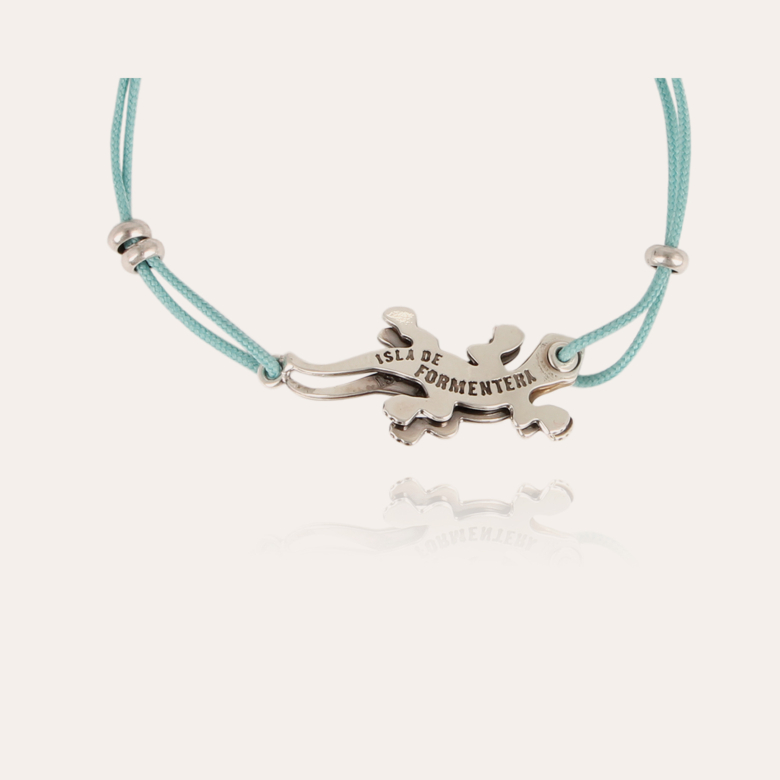 Bracelet Salamandre argenté Métal argenté - Bijoux Femme - Création Gas  Bijoux