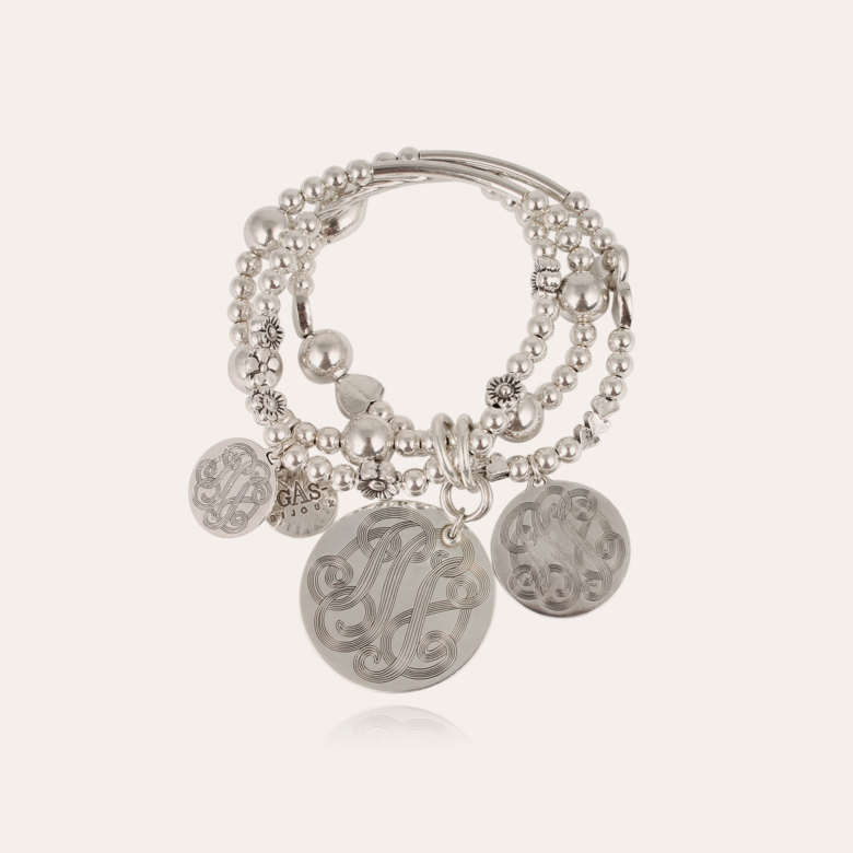 Merlin Diva bracelet silver Brass covered with genuine silver - Women  Jewellery - Création Gas Bijoux