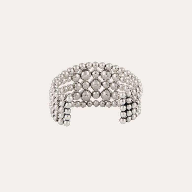 Bracelet Multiperla argenté Métal argenté - Bijoux Créations femme -  Création Gas Bijoux