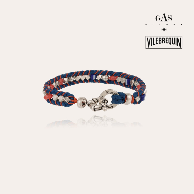 Everly Vilebrequin men bracelet silver Brass covered with genuine silver -  Creations for Men Jewellery - Création Gas Bijoux