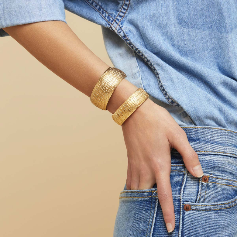 Bracelet Wild moyen modèle doré Métal doré à l'or fin - Bijoux Créations  femme - Création Gas Bijoux