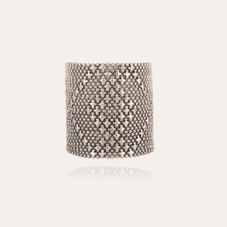 Xena bracelet silver Brass covered with genuine silver - Women Jewellery -  Création Gas Bijoux