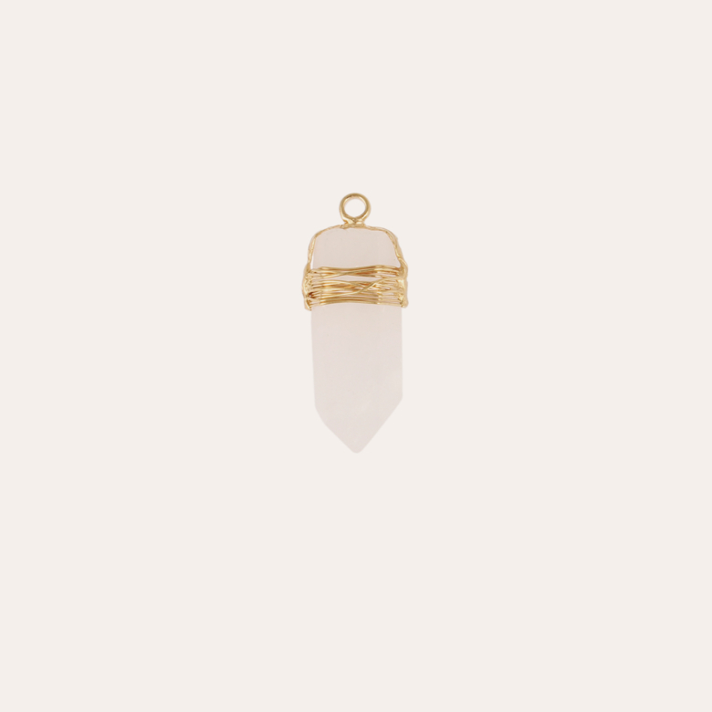 Aventura charms Constantine small size gold - Rock Crystal Gold plated - -  Création Gas Bijoux