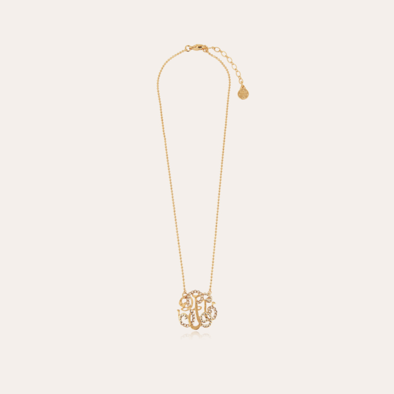 Arabesque necklace small size gold Gold plated - Women Jewellery - Création  Gas Bijoux