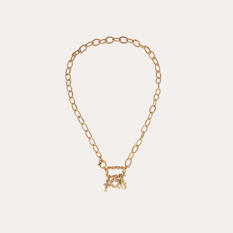 Constantine chain gold - to personalize Gold plated - - Création Gas Bijoux