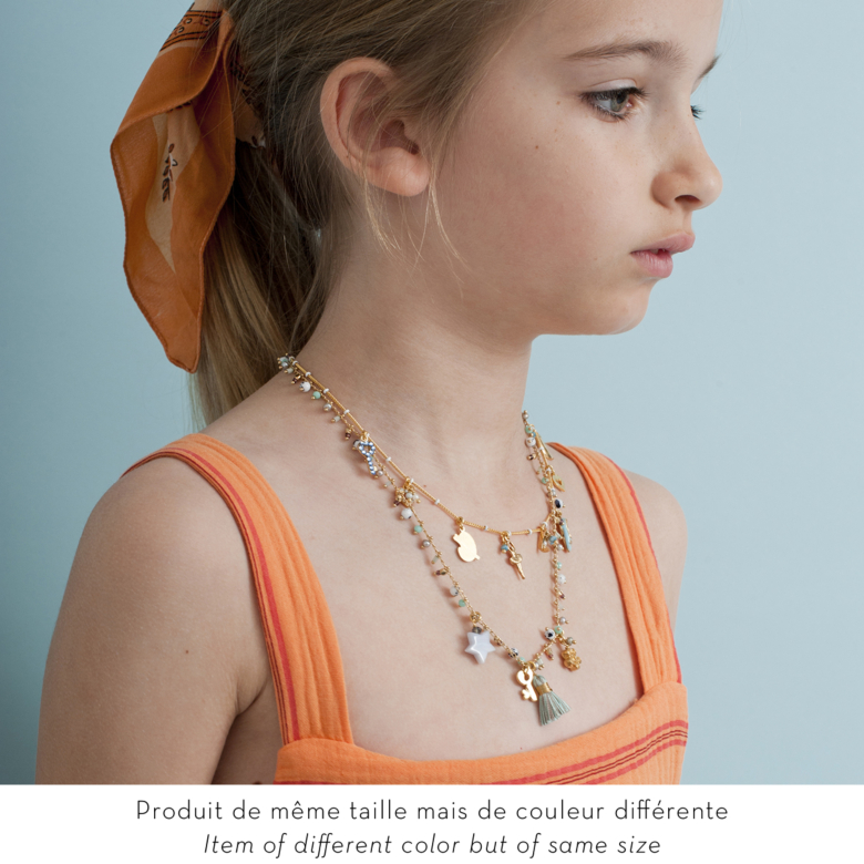Gipsy Charms kids necklace gold Gold plated - Kids Jewellery - Création Gas  Bijoux