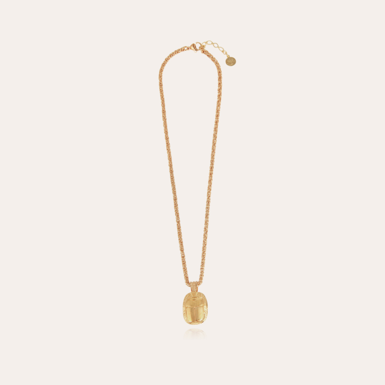 Scarabee necklace gold Gold plated - Creations for Women Jewellery -  Création Gas Bijoux